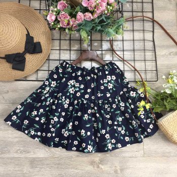 Chân váy hoa thô size đại cho bé gái xuân hè size S-XL